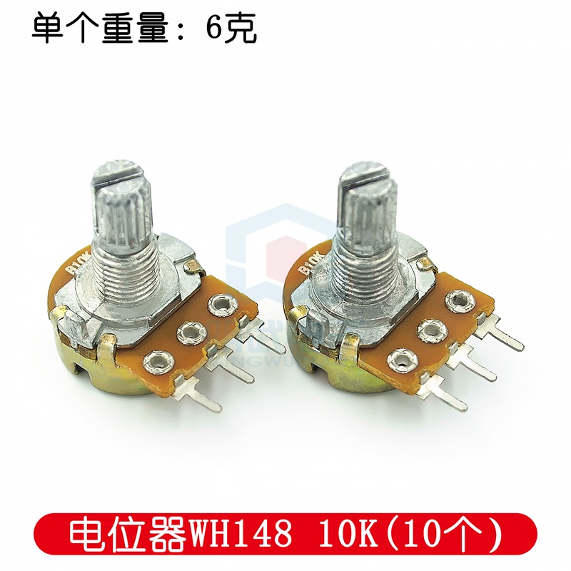 Set 10 Chiết Áp WH148 B10K 5K 10K 50K 100K Chuyên Dụng