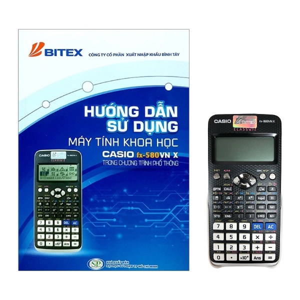 Combo Máy Tính Casio FX 580 VN X + Hướng Dẫn Sử Dụng Máy Tính Casio FX 580 VN X Trong Chương Trình Phổ Thông