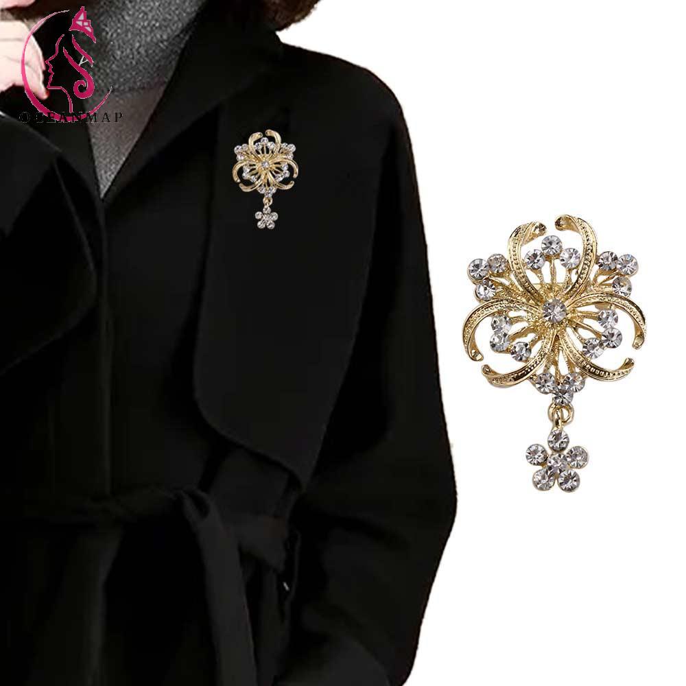 Ghim Cài Áo Hình Hoa Đính Ngọc Trai Nhân Tạo Thời Trang Cho Nữ