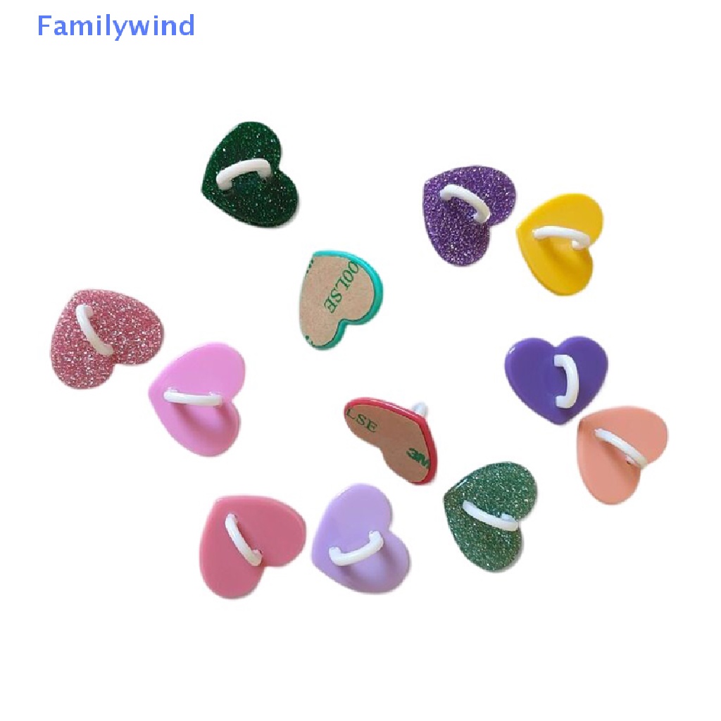 Familywind > Giá Đỡ Điện Thoại Bằng Nhựa Hình Trái Tim Đáng Yêu Có Móc Khóa Ch