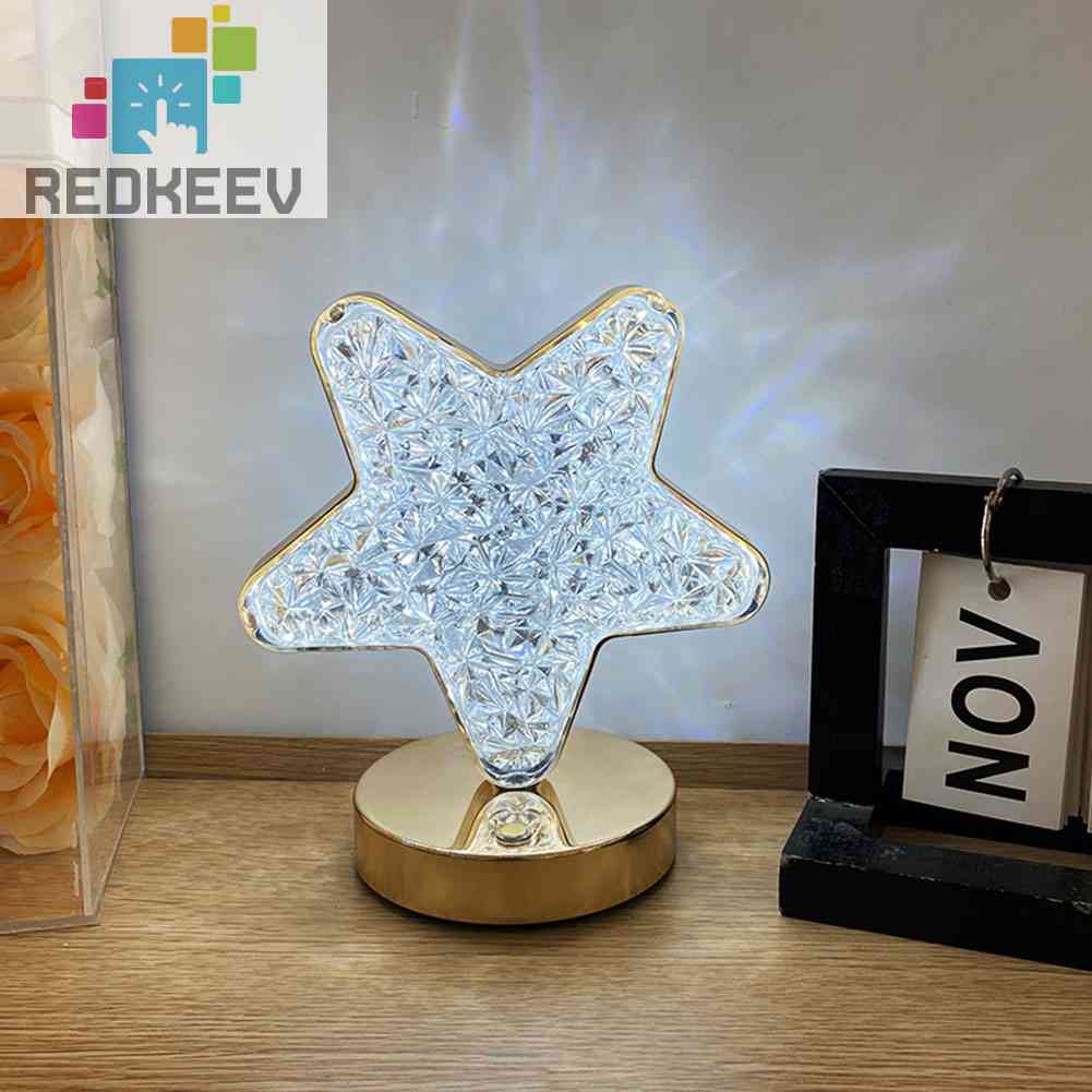 Đèn Ngủ Để Bàn Không Dây Bằng Acrylic Điều Khiển Cảm Ứng Trang Trí Nhà Ở