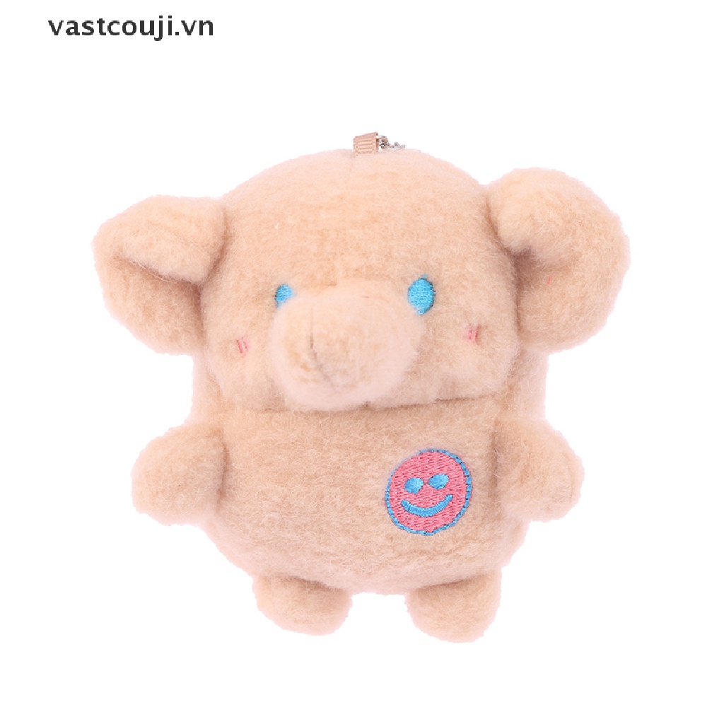 1 Chú Voi Nhồi Bông VASTJI 12cm 4 Màu Tùy Chọn