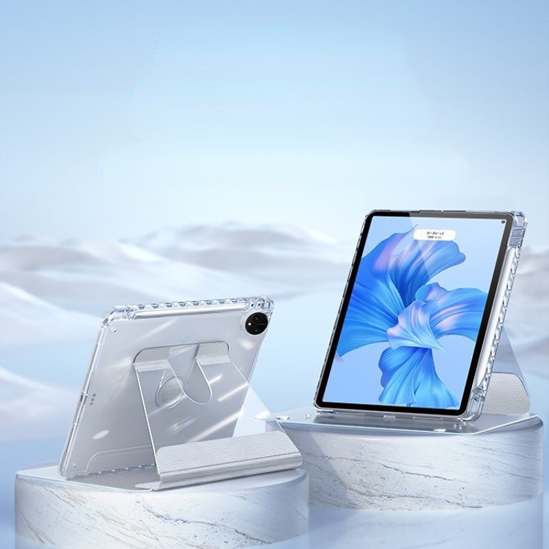 Ốp Máy Tính Bảng Trong Suốt Chống Sốc Có Giá Đỡ Nam Châm Xoay Cho IPad 10th 2022 Pro 11 IPad Air 4 Air 5 10.9 IPad 7 8 9 10.2 2023