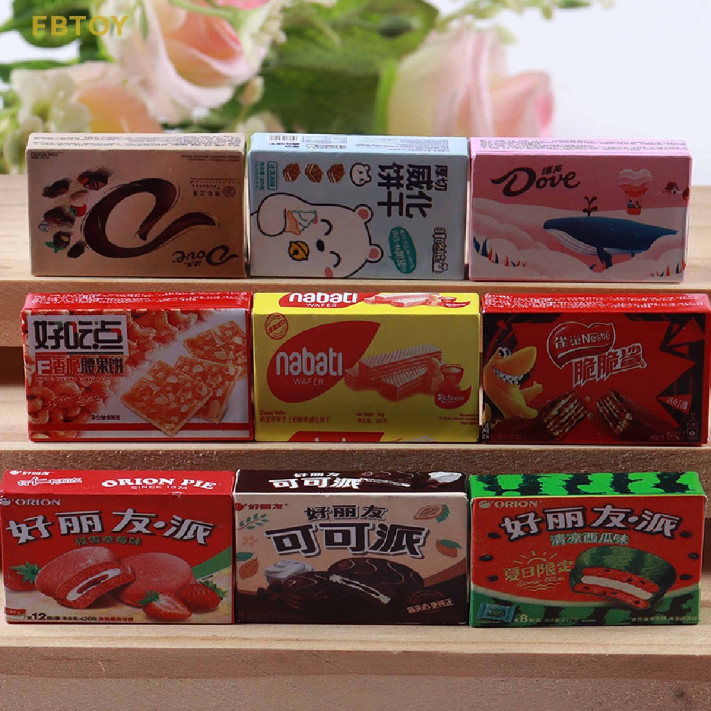 Set 10 Hộp Snack Đồ Chơi Búp Bê