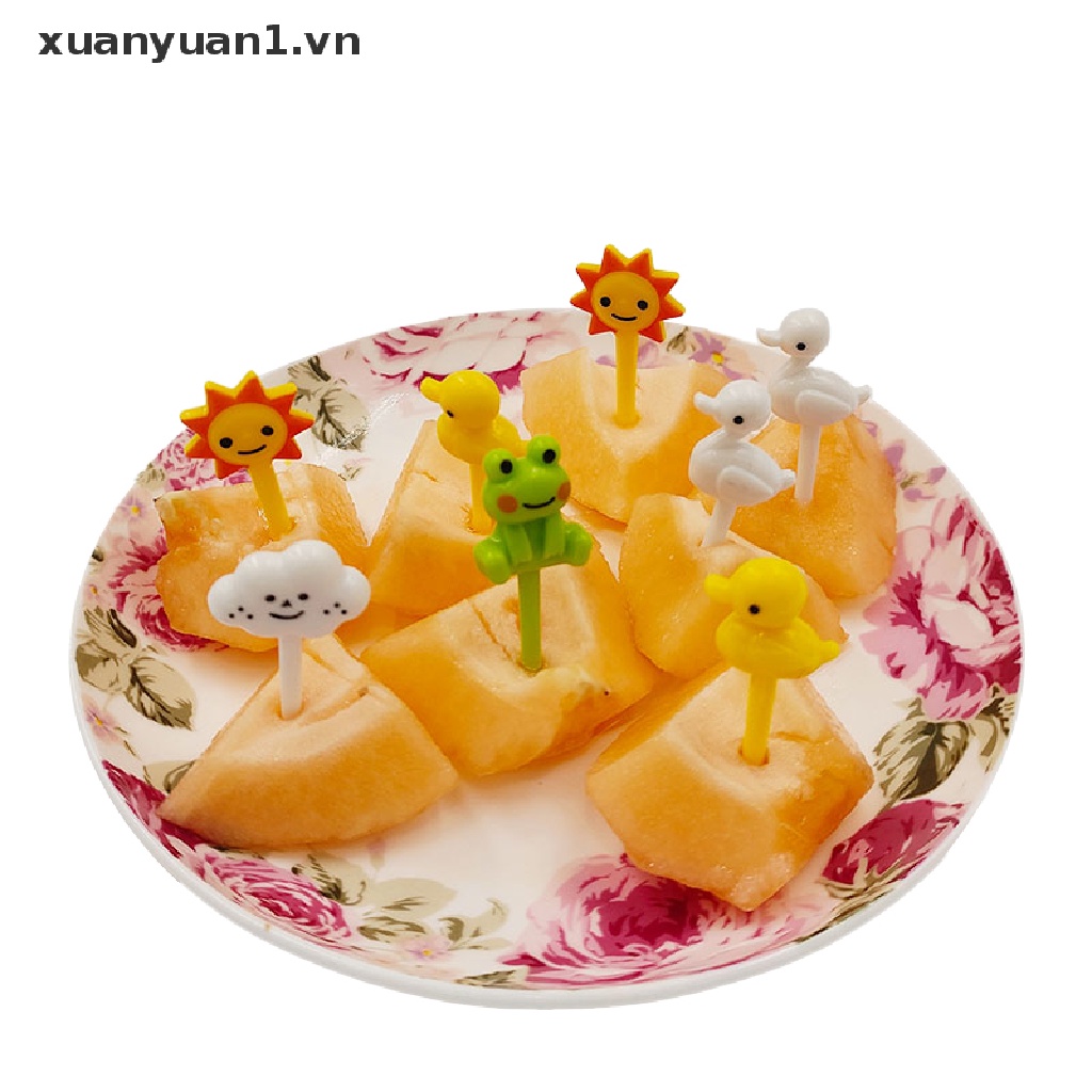 Set 8 Tăm Ghim Trái Cây Dễ Thương Dùng Để Trang Trí Bữa Tiệc