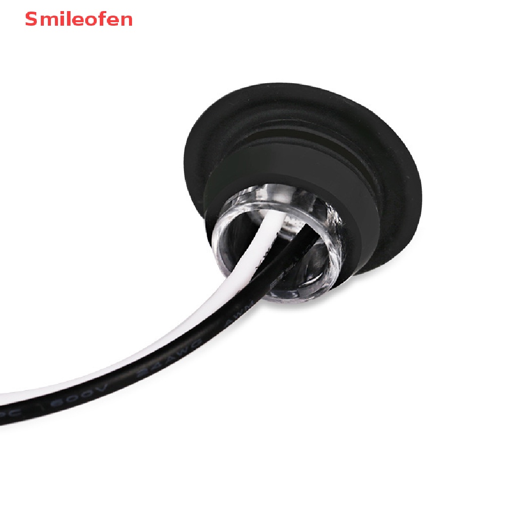 1 Đèn Xi Nhan Tròn 12V 24V 3LED 3 / 4 &quot;Màu Vàng / Trắng Chuyên Dụng Cho Xe Tải