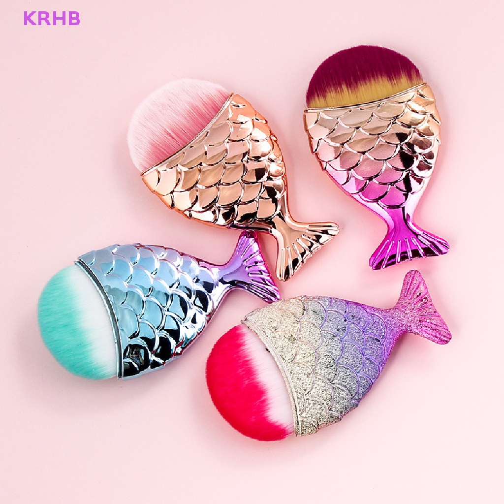 Cọ Trang Điểm Đáy Phẳng Hình Đuôi Cá KRHB