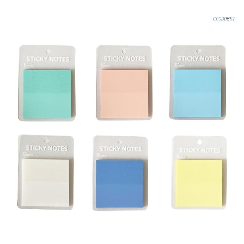 Bộ 5 Giấy Ghi Chú Chống Thấm Nước Trong Mờ Tiện Dụng Cho Học Tập