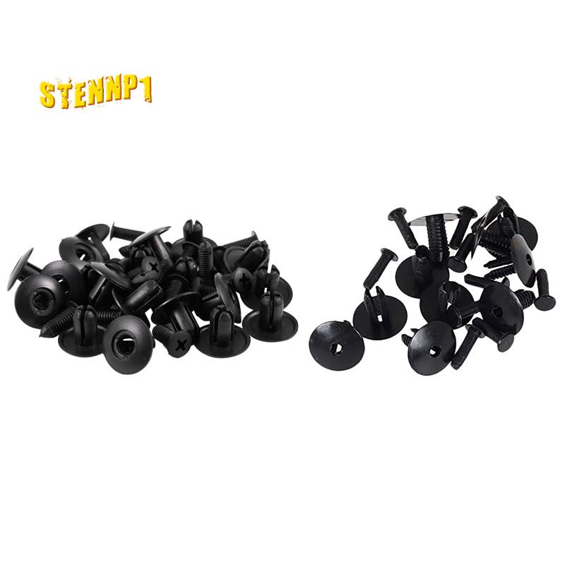 FENDER Set 20 Kẹp Cố Định Tấm Chắn Bùn + 50 Đinh Tán Chuyên Dụng Cho Xe Hơi