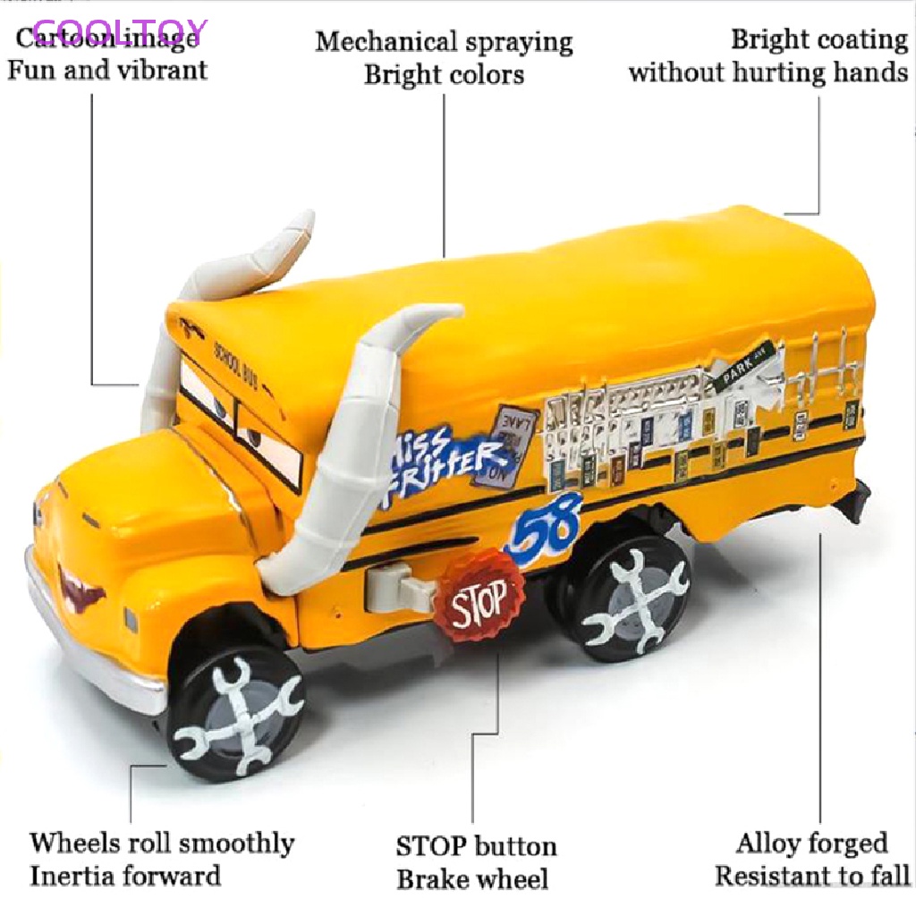 DISNEY Cooltoy Mô Hình Xe Hơi Pixar Cars 3 Trang Trí