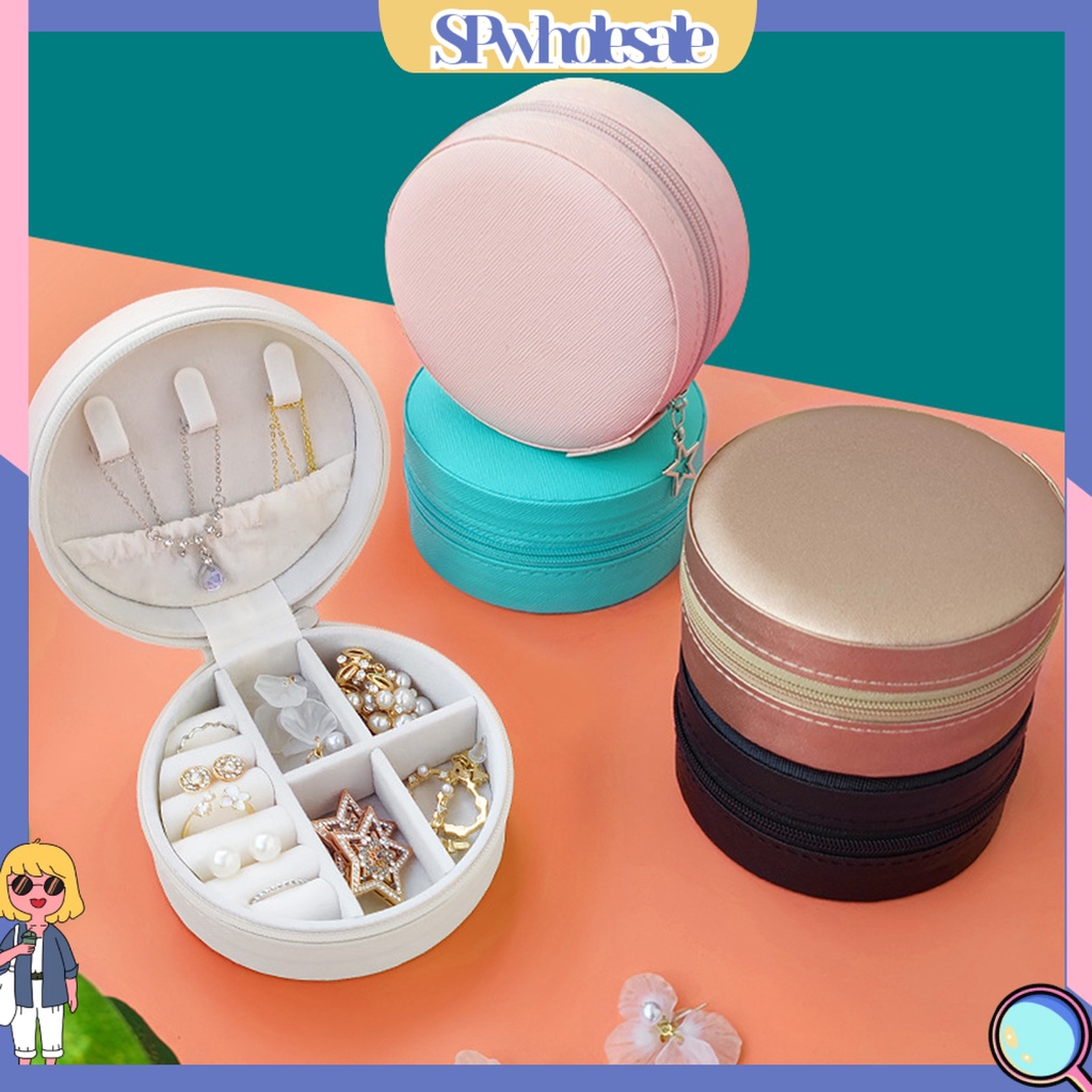 <SPwholesale> Hộp Đựng Trang Sức Chống Nước Chống Ẩm Phong Cách Đơn Giản