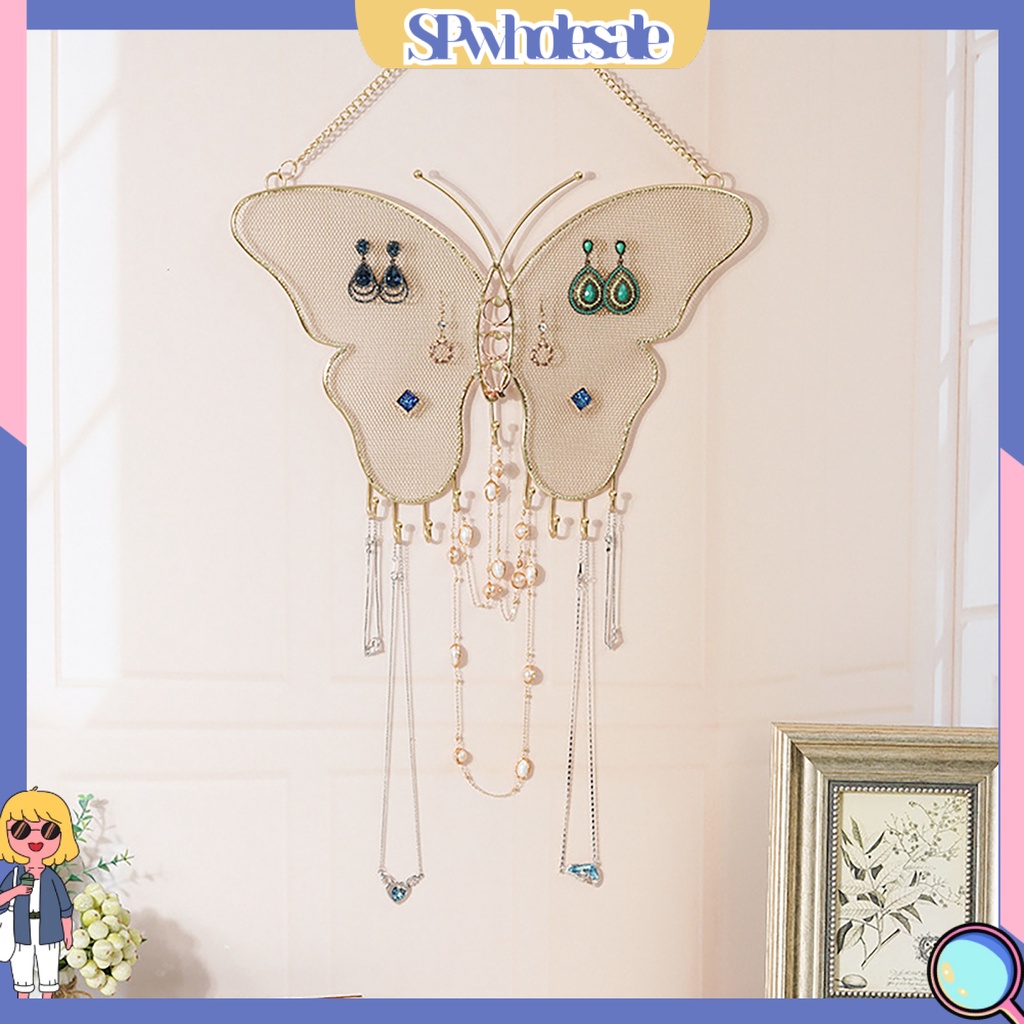 <SPwholesale> Giá Đỡ Trưng Bày Trang Sức Hình Tai Mèo Bằng Sắt Rèn Luyện Không Gian