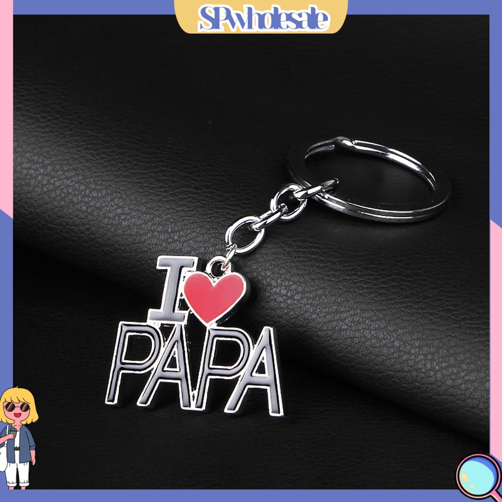 <SPwholesale> Giá Đỡ Chìa Khóa Bằng Kim Loại In Chữ Đa Năng Tiện Dụng Cho Mẹ Và Bé