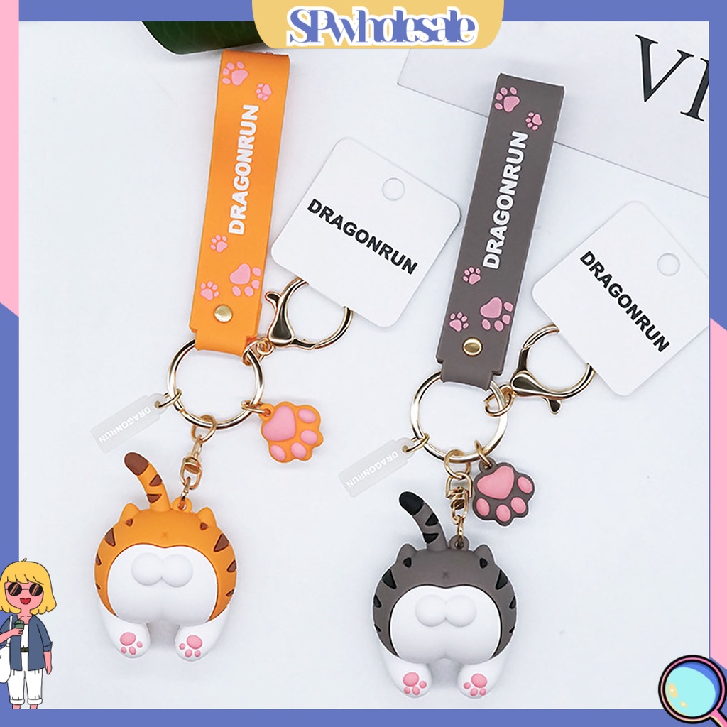 <SPwholesale> Móc Khóa Hình Mông Mèo Hoạt Hình Đáng Yêu