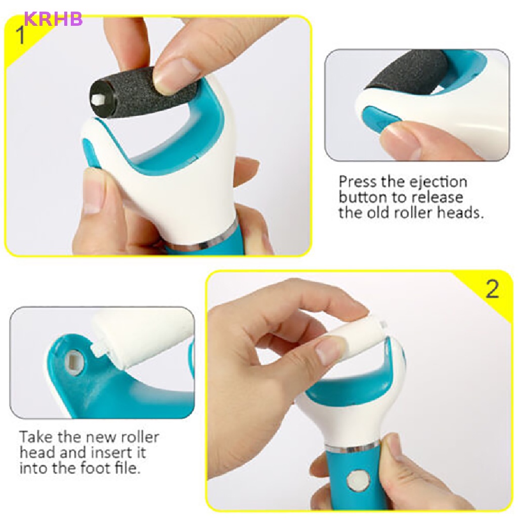 2 Đầu Con Lăn Thay Thế Cho Máy Dũa Móng Điện Tử Mới