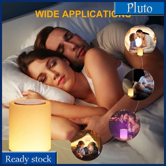 Mới Đèn Ngủ Cảm Ứng Rgb Sạc Usb Có Thể Tái Sạc Tiện Dụng