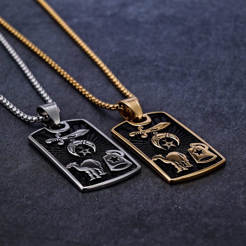 Z Vòng cổ Bằng Thép Không Gỉ Phong Cách Hip Hop Cá Tính Cho Nam Và Nữ