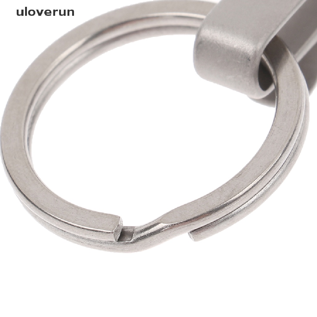 Uloverun Móc Khóa Dây Ruy Băng Bằng Hợp Kim Titan Đi Bộ Đường Dài Nhanh Chóng vn