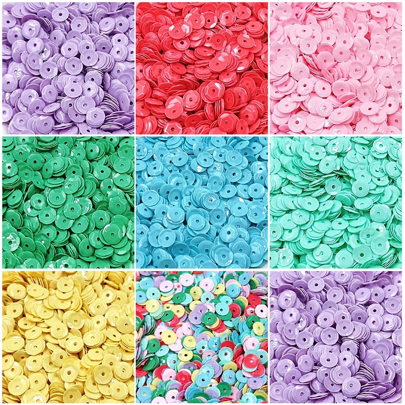 Set 1500 Hạt Kim Sa Tròn Nhiều Màu Sắc Dùng Làm Trang Sức DIY