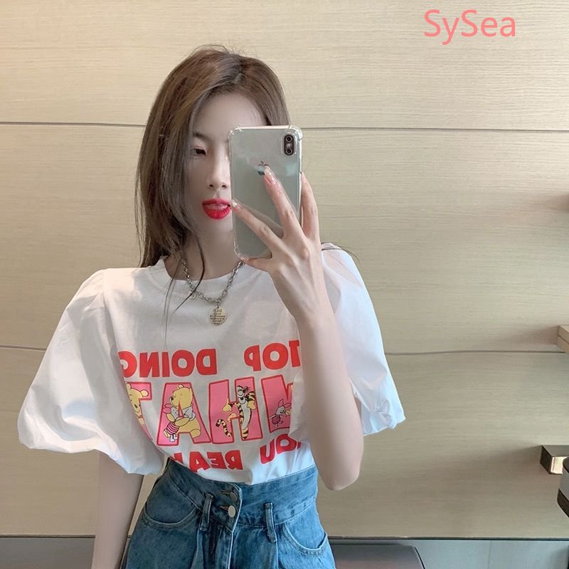 Áo Kiểu Tay Phồng Dáng Rộng Thời Trang Mùa Hè Pháp Cho Nữ