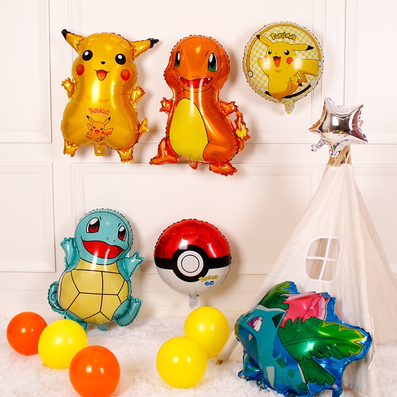 Đồ Chơi Bong Bóng Bằng Nhôm Hình Pikachu Dễ Thương Trang Trí Tiệc Sinh Nhật Cho Bé