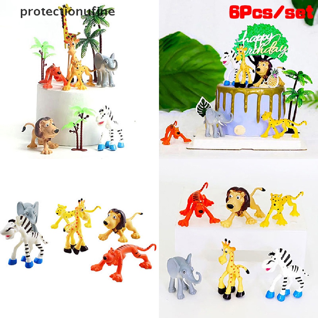 Set 6 Đồ trang trí Động Vật Mini Trang Trí Tiểu Cảnh / Nhà Búp Bê PR3VN