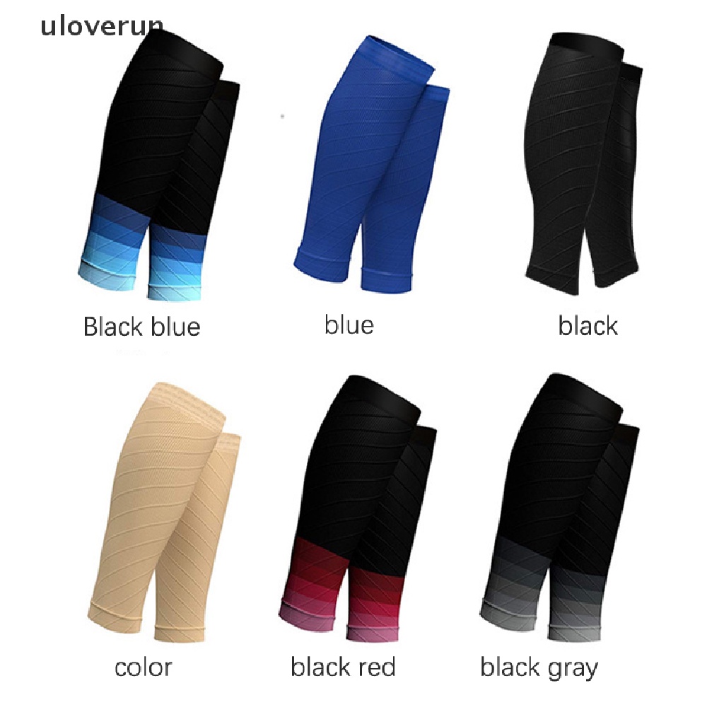 Uloverun Tất Ống Chân Thể Thao Bằng Nylon Mỏng Dạ Quang Hỗ Trợ Bắp Chân Chạy Bộ Ban Đêm vn