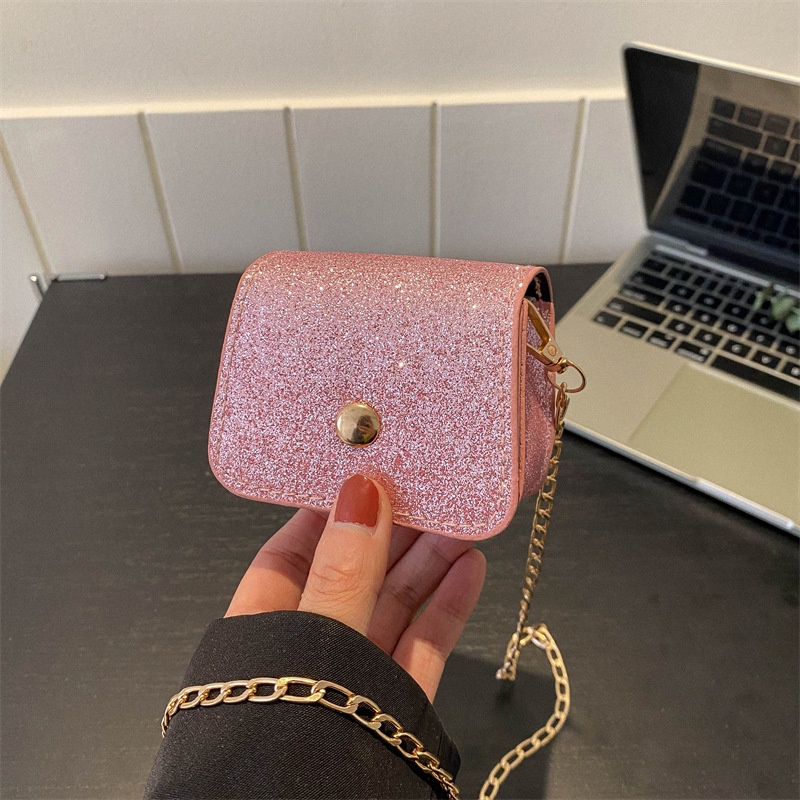 Túi Đeo Chéo Da Lộn Dáng Vuông Nhỏ Đính Ngọc Trai Thời Trang Mùa Xuân 2023 Cho Nữ