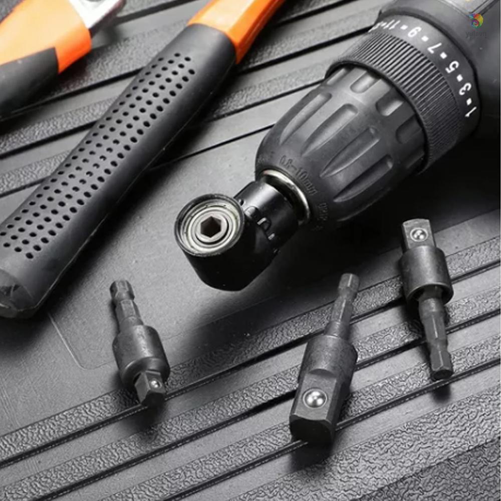Bộ 14 Mũi Khoan Mở Rộng Linh Hoạt Kèm 105 Độ° Bộ Chuyển Đổi Ổ Cắm &amp; Tay Cầm Gắn Mũi Khoan Mở Rộng Thông Dụng