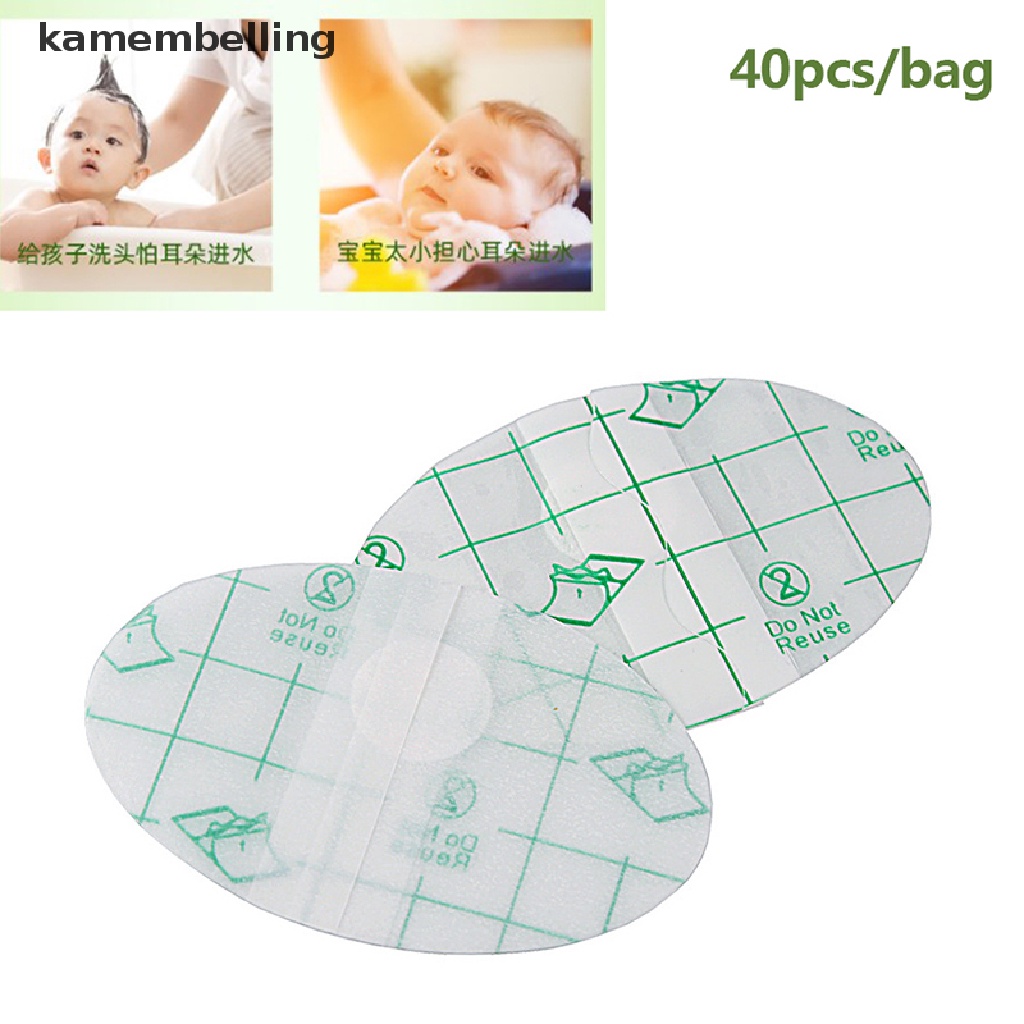 Set 40 Mũ Bơi Bảo Vệ Tai Chống Thấm Nước Khi Làm Tóc