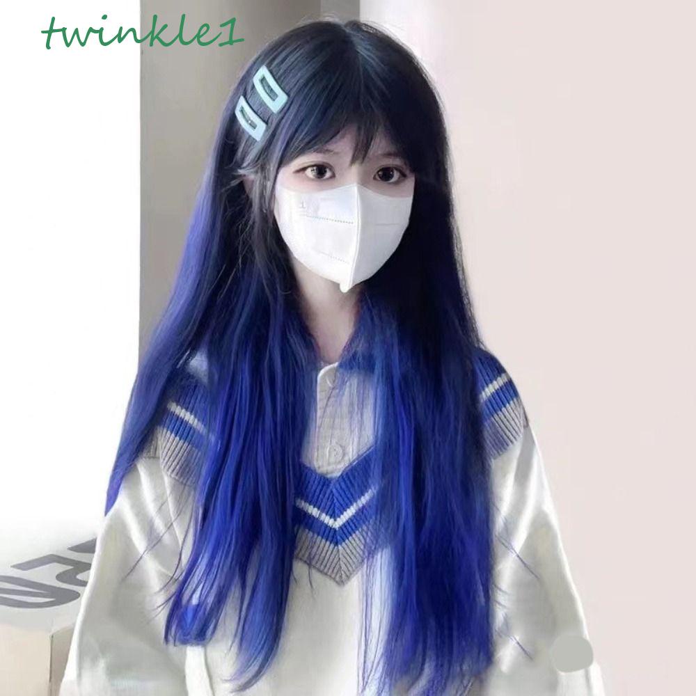 Tóc Giả Thẳng Dài Tự Nhiên Không Đường May Chất Lượng Cao Cho Nữ