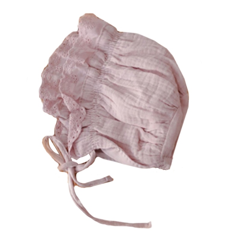 Mũ Bonnet Vải Cotton Mềm Mại Đáng Yêu Cho Bé Trai Và Gái