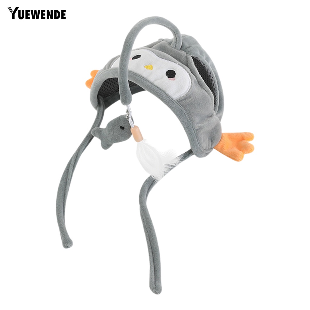 Mũ Lông Vũ Mềm Mại Hình Thỏ Hoạt Hình Dành Cho Mèo Cưng