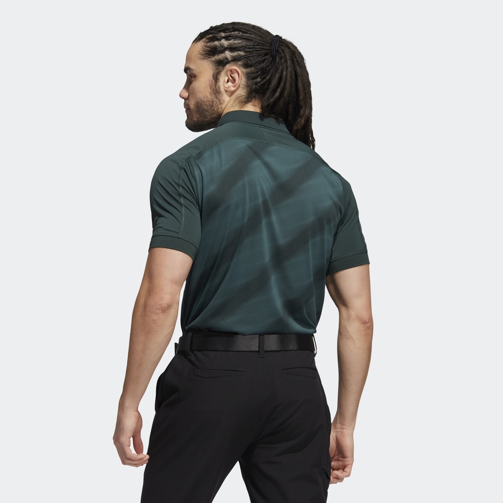 Adidas Đánh gôn Áo Polo Họa Tiết Statement Nam màu xanh lá HF9040