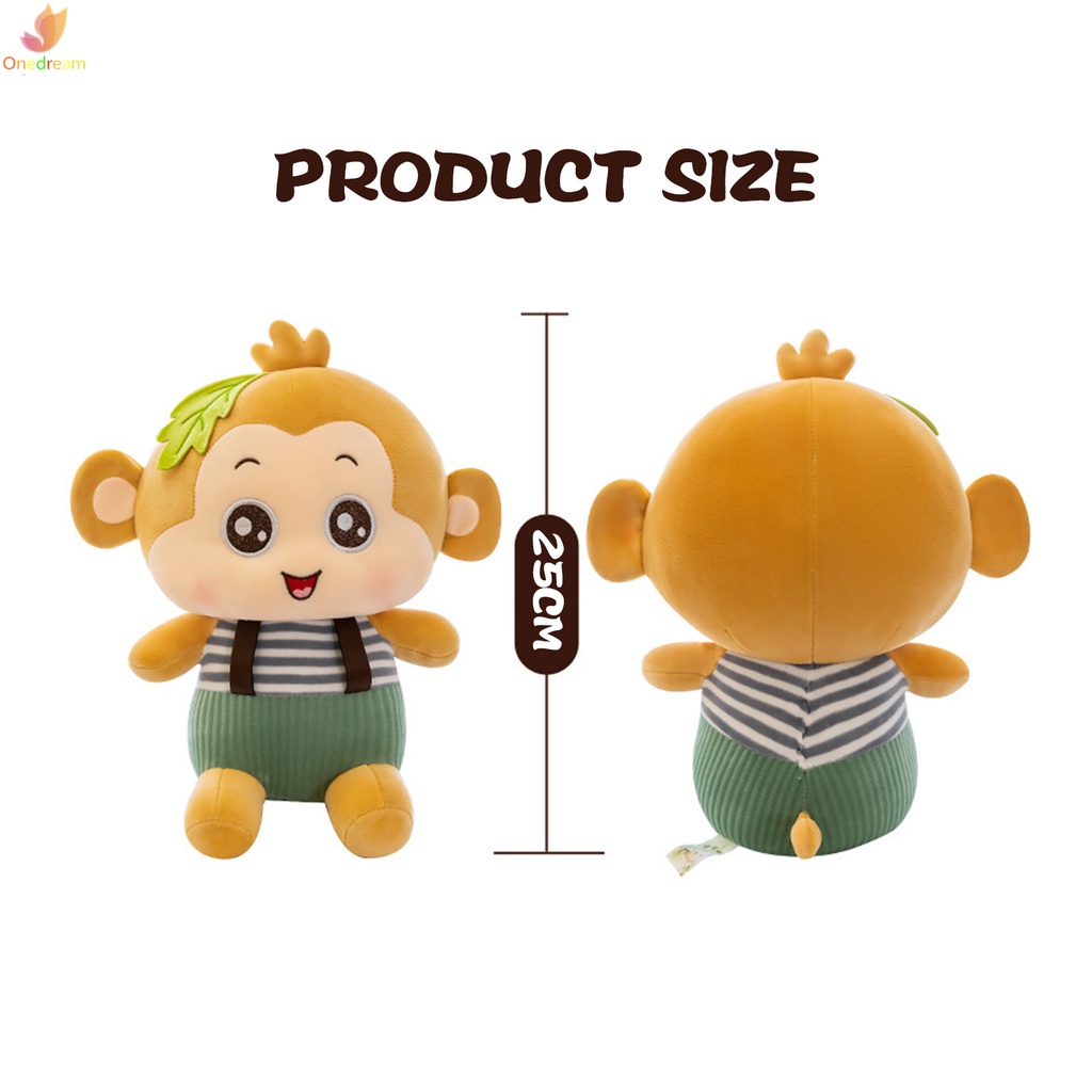 Thú Nhồi Bông Hình Chú Khỉ Con Đáng Yêu