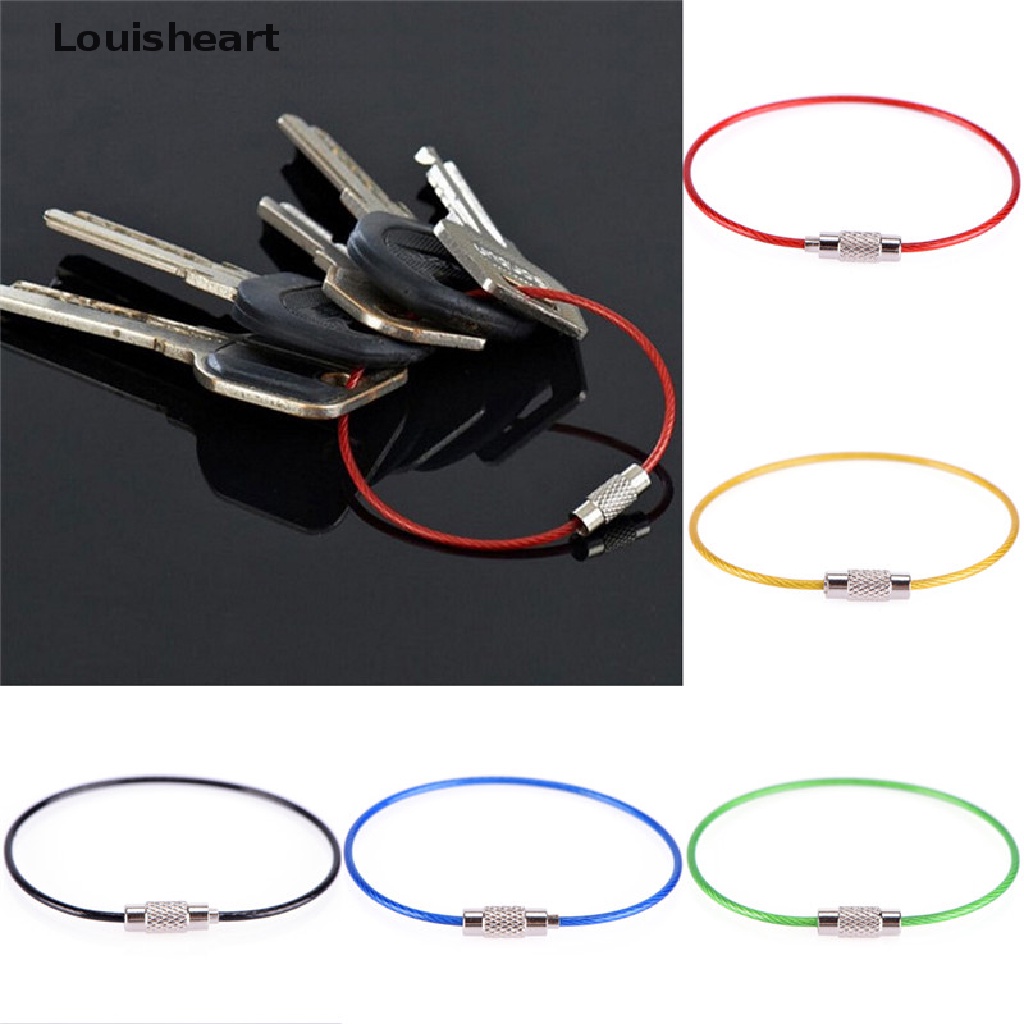 Bộ 5 Dây Móc Khóa Bằng Thép Không Gỉ Louisheart TFG