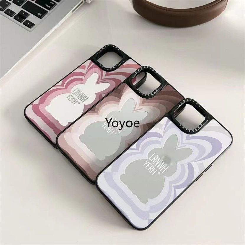 Ốp Điện Thoại Silicon Chống Sốc Họa Tiết Thỏ Phong Cách Hàn Quốc Cho iPhone 14 11 12 13 Pro Max Plus