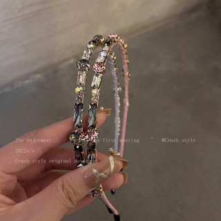 Băng Đô Cài Tóc Đính Đá Zircon Mới
