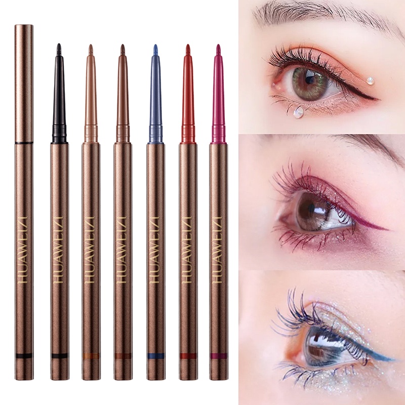 Bút Kẻ Mắt Dạng Gel Huaweizi Chống Nước Lâu Trôi Nhanh Khô Không Nhòe Nhiều Màu Sắc