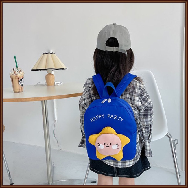 Balo Đi Học Có Khóa Kéo Họa Tiết Hoạt Hình Dễ Thương Cho Trẻ Mẫu Giáo