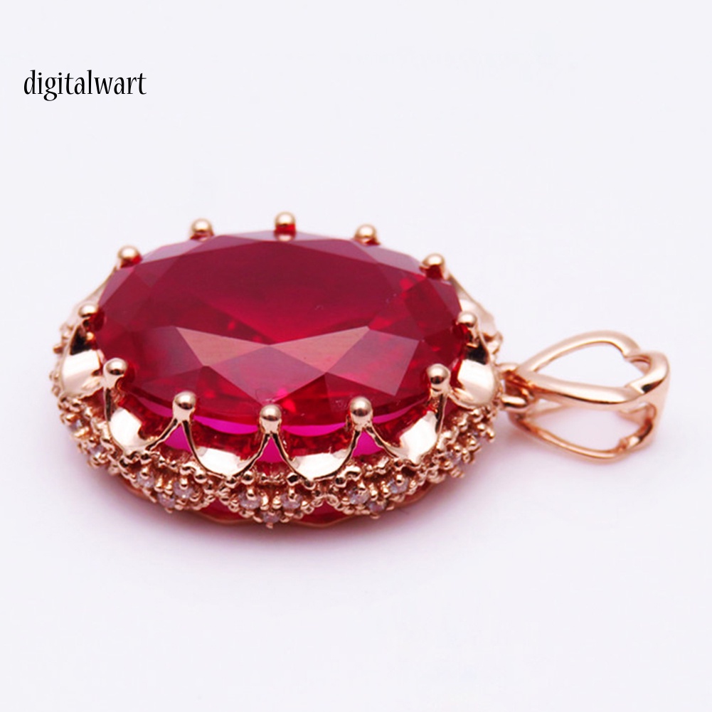 Kỹ Thuật Số| Vòng cổ HợP Kim ĐíNh Đá HìNh Oval Xinh XắN