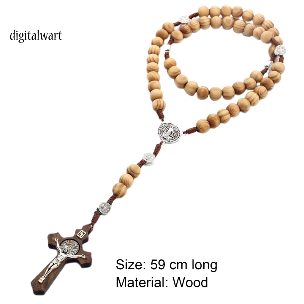 Kỹ Thuật Số| Vòng cổ Hạt Gỗ Thời Trang Đức Mẹ Mary Hàng Ngày