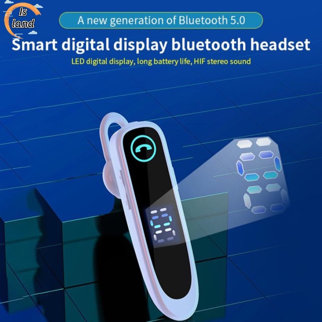 Tai Nghe Bluetooth 5.0 Không Dây A20 Chống Nước Ipx7 Có Màn Hình Hiển Thị Kỹ Thuật Số