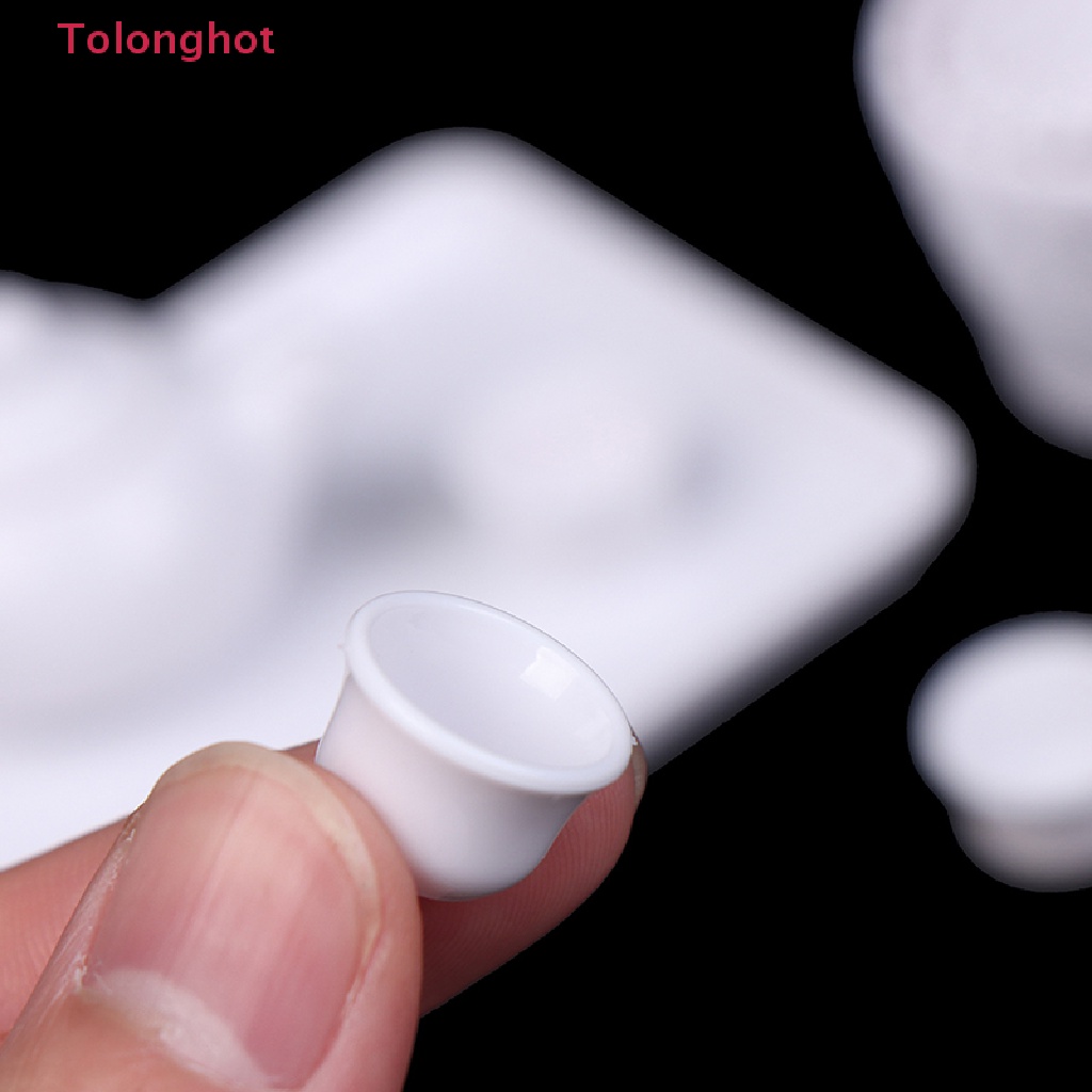 Set 6 Mô Hình Ấm Trà / Tách Cà Phê Trang Trí Nhà Búp Bê