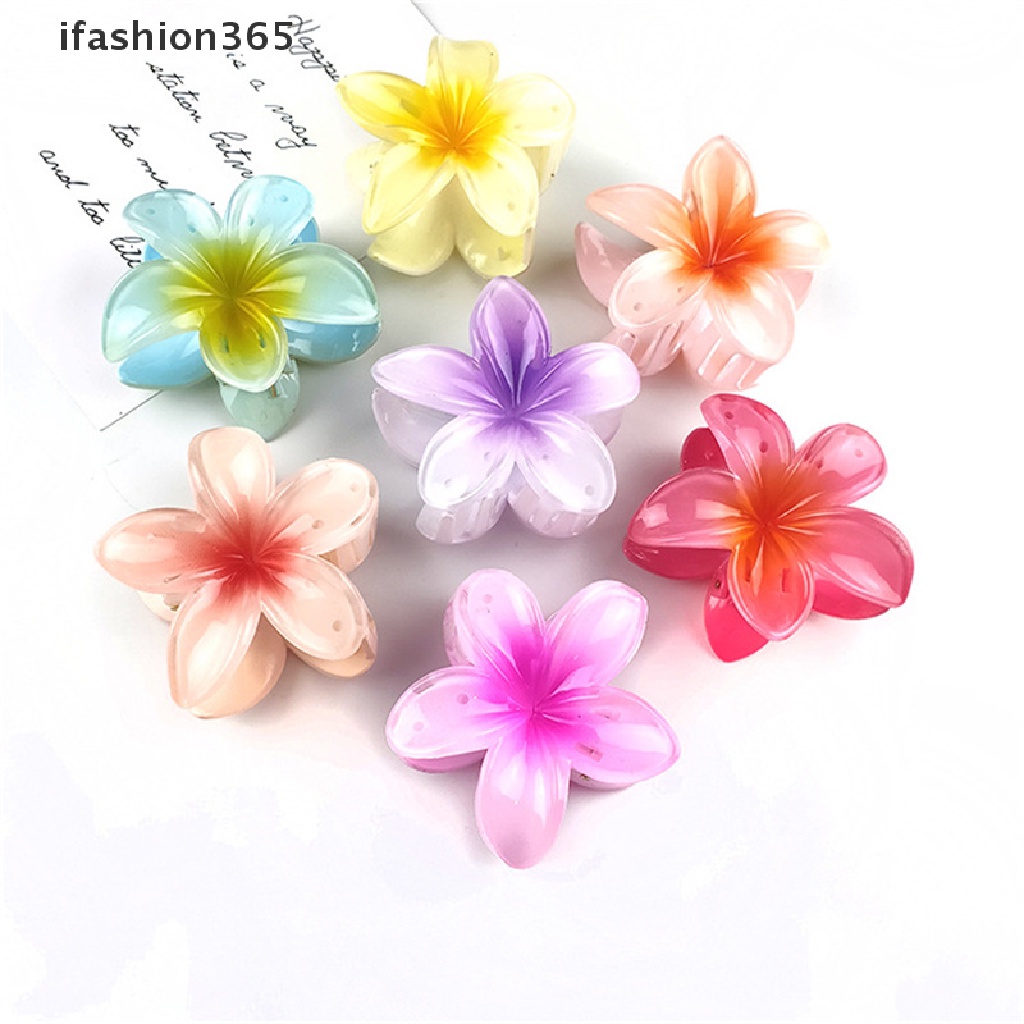 Kẹp Tóc Hoa Lớn Phong Cách Hawaii Thời Trang ifashion365