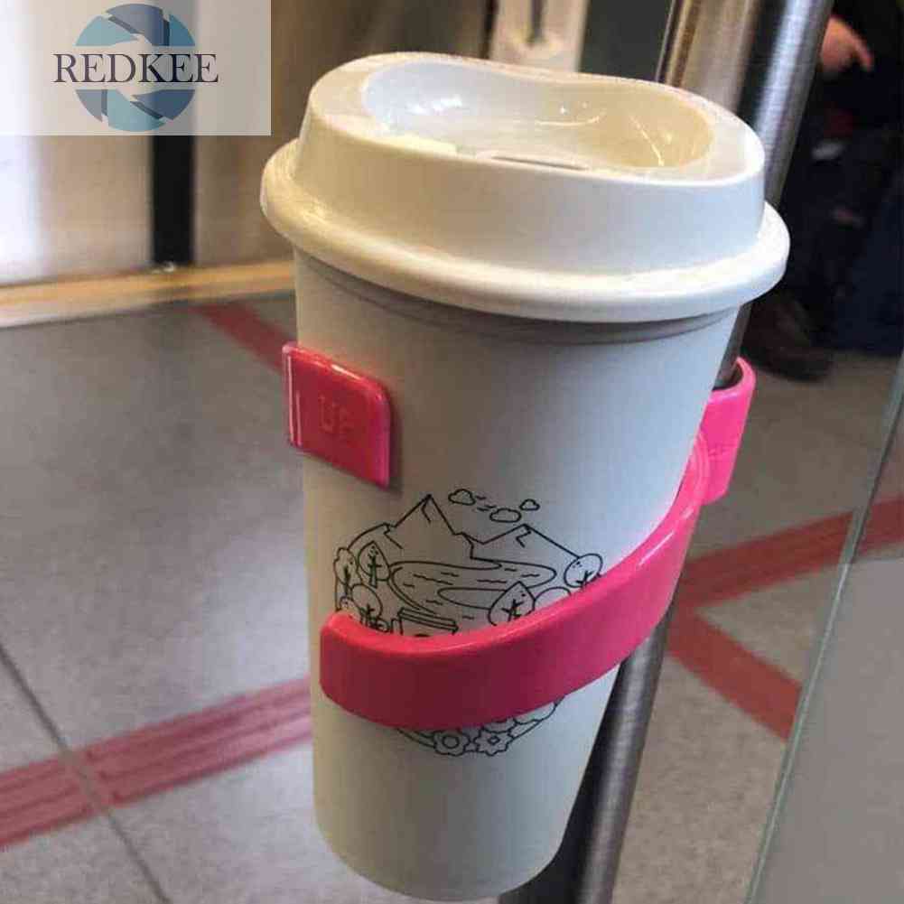 Giá Đỡ Cốc Nước / Cà Phê Có Kẹp Gắn Xe Đạp Thiết Kế Nhỏ Gọn Tiện Dụng