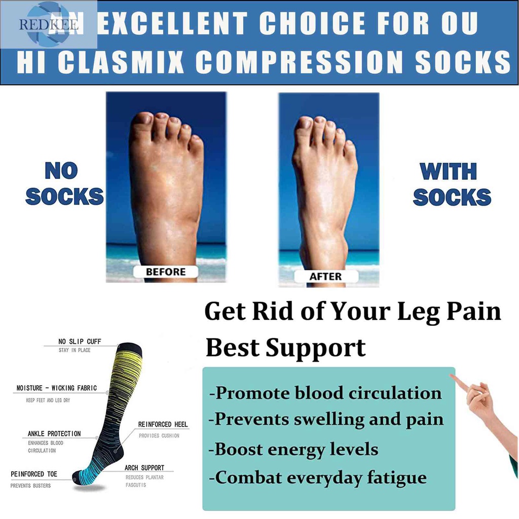 Set 5 Đôi Tất Thể Thao Kẻ Sọc Thoáng Khí Unisex