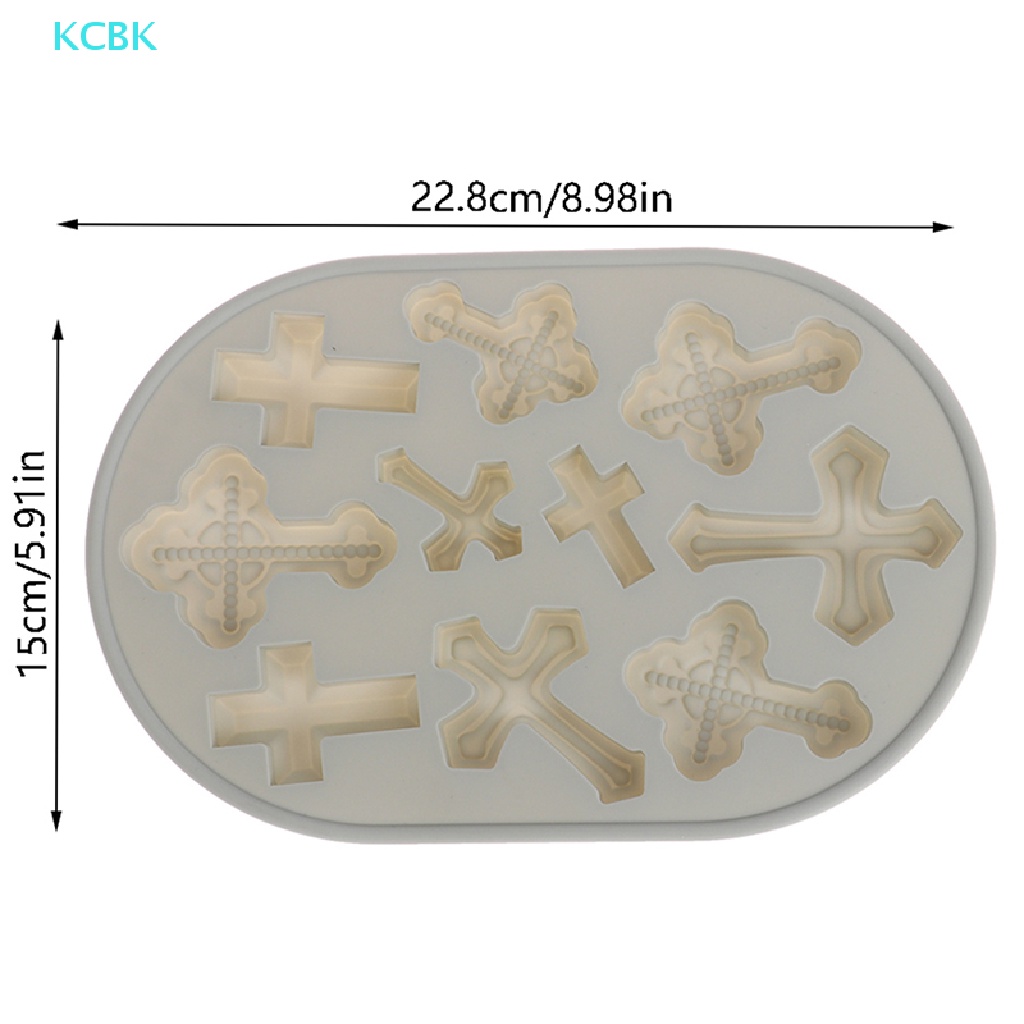 Khuôn Silicone Làm Bánh Tạo Hình Chữ Thập DIY