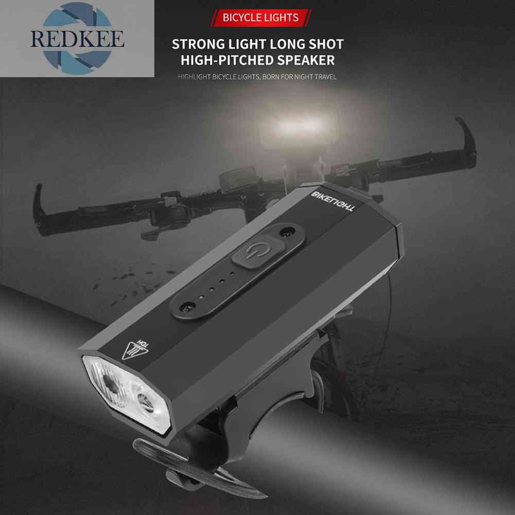 Đèn Pha LED Chống Nước 2xT6 800LM Bằng Nhôm Cho Xe Đạp