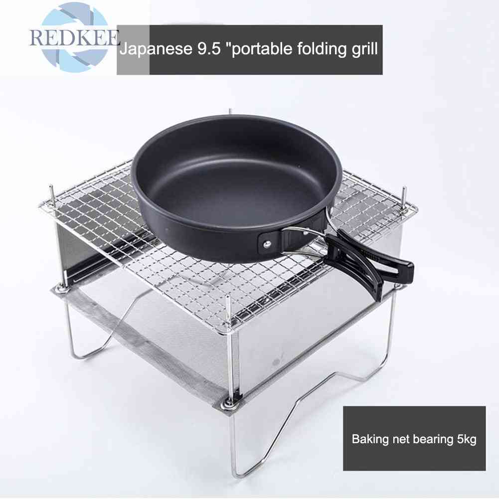 Bếp Lửa Củi Gấp Gọn Tiện Dụng Cho Hoạt Động Cắm Trại Ngoài Trời